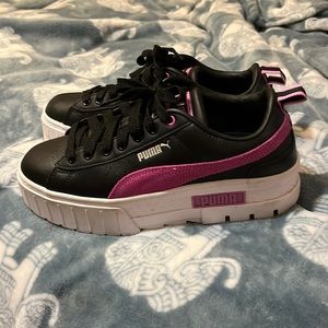 Womens Puma Cali Wedge sneakers